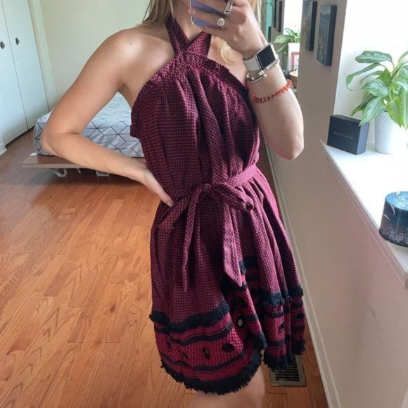 Dodo Bar Or Burgundy and Black Mini Dress - Picture 7 of 12